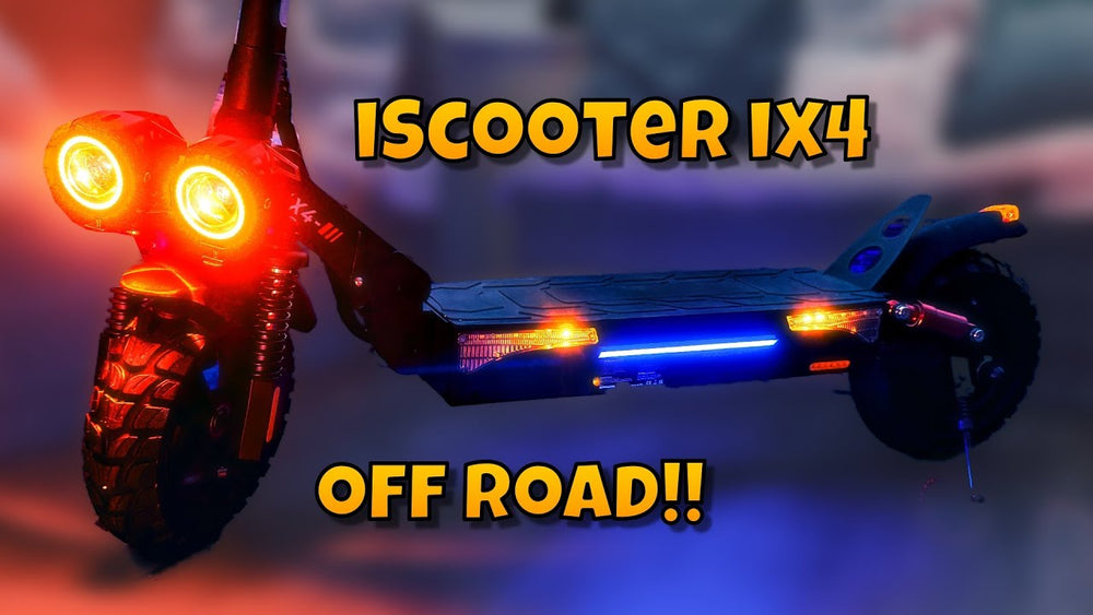 iScooter iX4 offroad electric scooter great camper companion