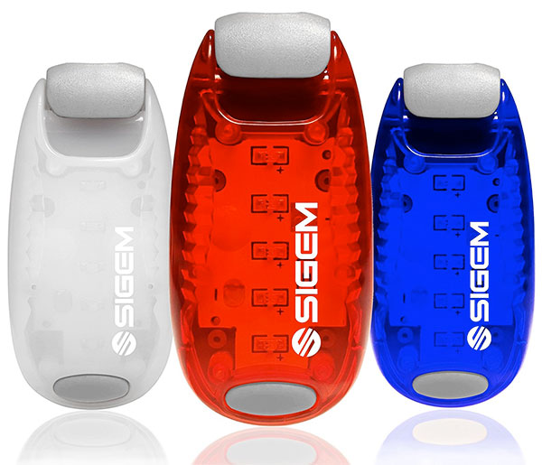 Clip On LED Safety Lights Hoverboards Rock