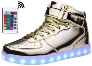 MOHEM ShinyNight High Top LED Light Shoes