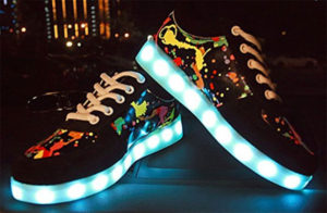 Sabe Splatter LED Hoverboard Shoes